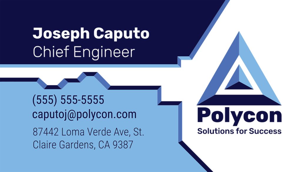 Polycon Joseph Caputo Business Card